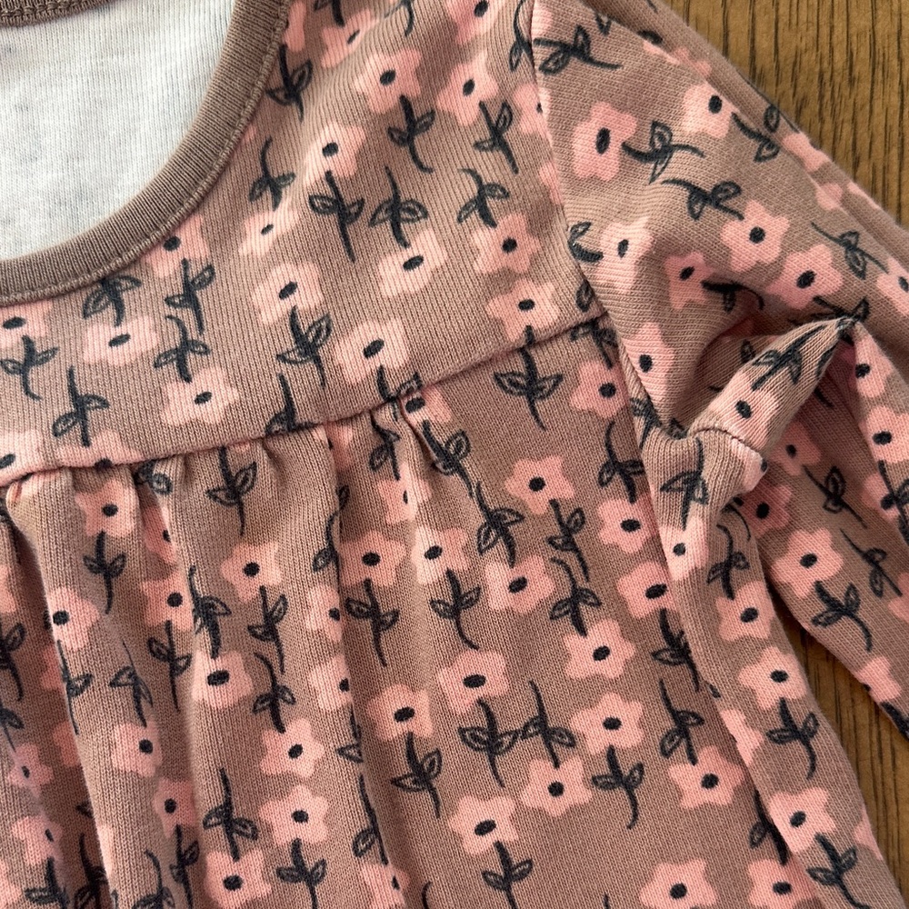 Hanna Andersson girls cotton dress 110 4-5 Long Sleeve Dress Tunic bundle of 2 - Picture 6 of 6